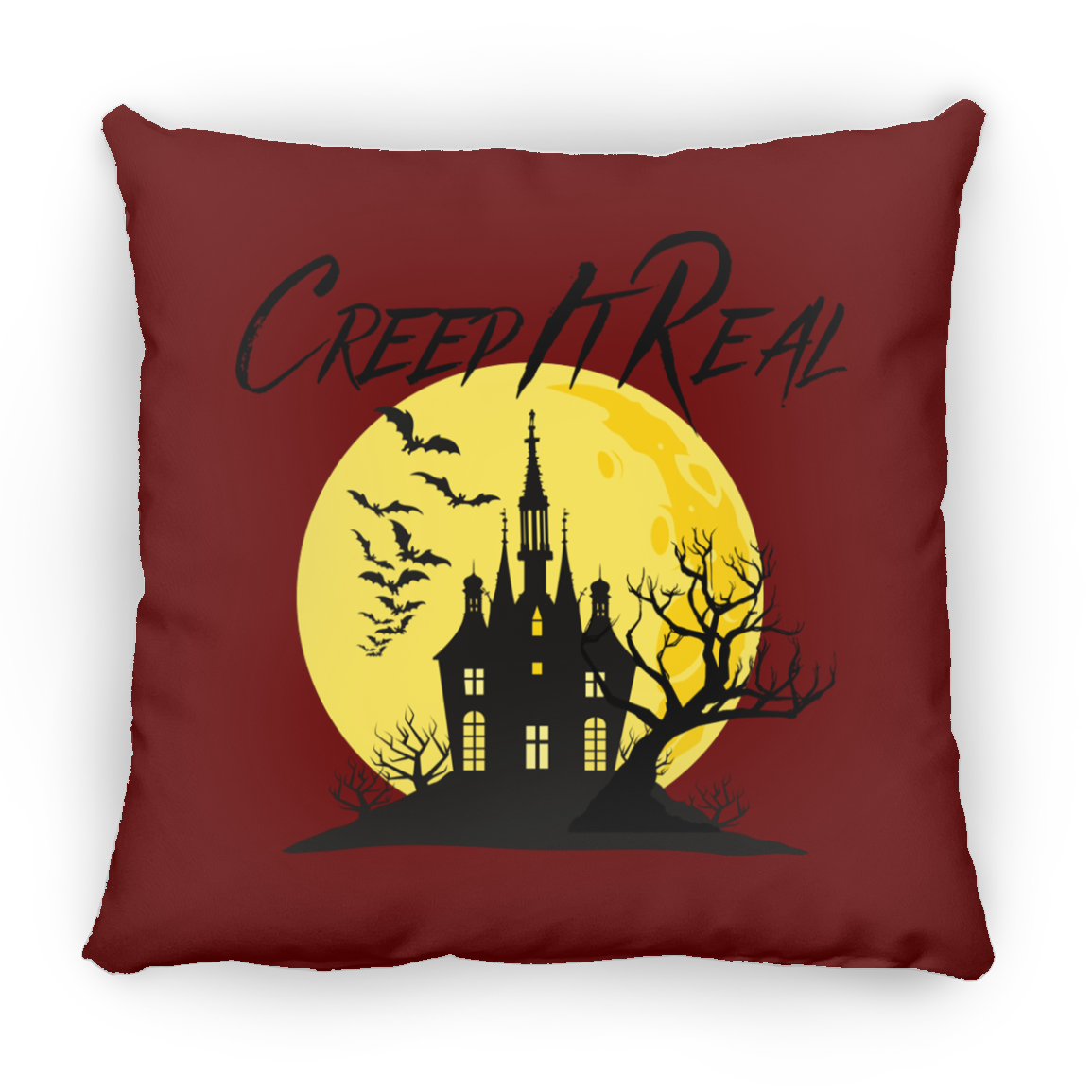 'Creep It Real' Square Pillow