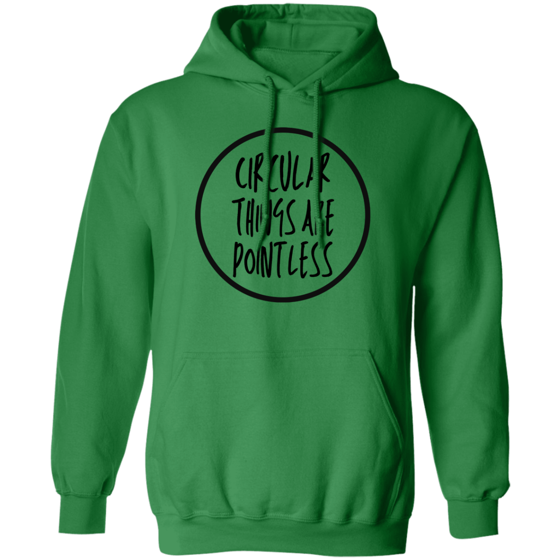 'Circular Things Are Pointless' Lightweight Hoodie