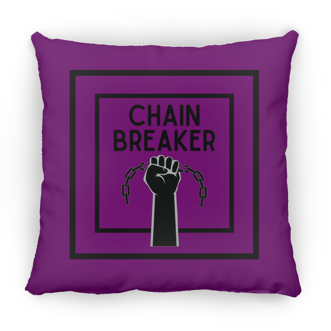 'Chainbreaker' Square Pillow