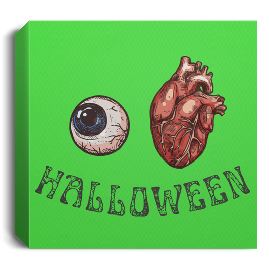 'Eye Heart Halloween' Deluxe Square Canvas