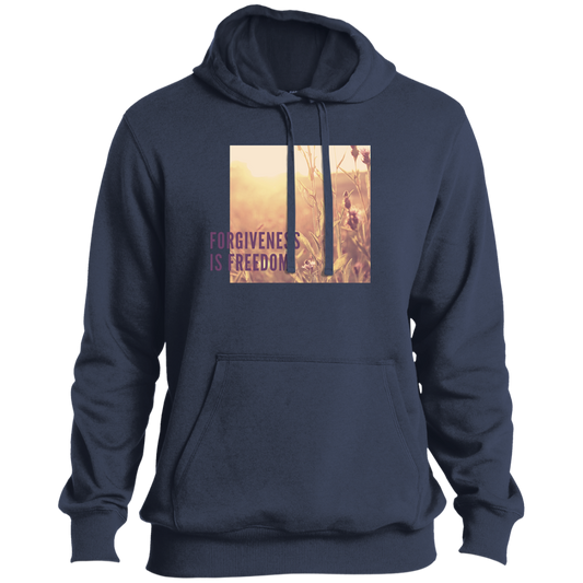 'Forgiveness Is Freedom' Navy Pullover Hoodie