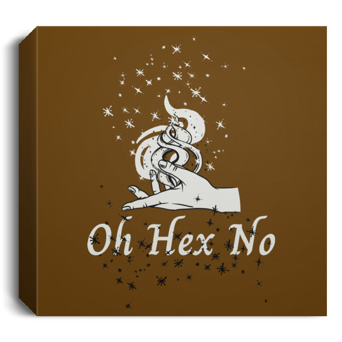 'Oh Hex No' Deluxe Square Canvas