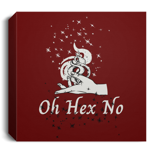 'Oh Hex No' Deluxe Square Canvas