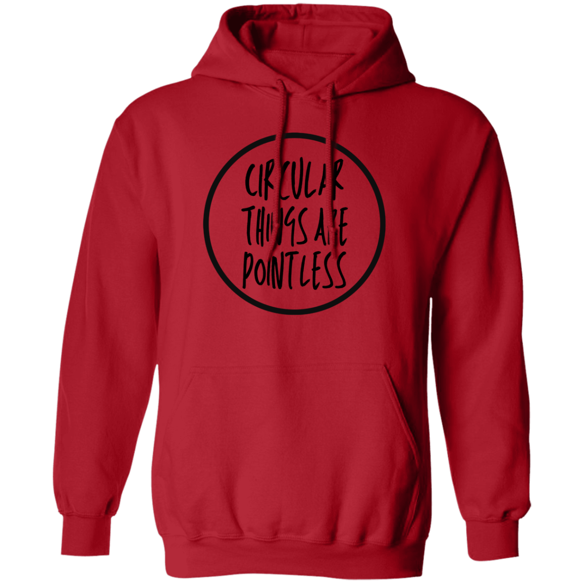 'Circular Things Are Pointless' Lightweight Hoodie