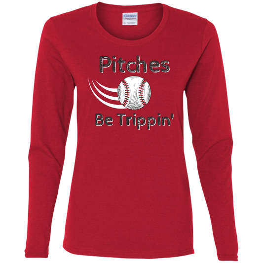 'Pitches Be Trippin' Fitted Long Sleeve